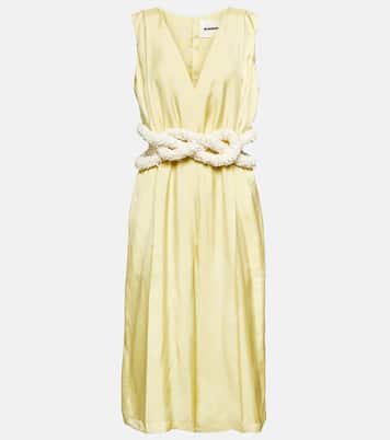Jumpsuit in raso con cristalli | Jil Sander