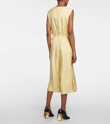 Jumpsuit in raso con cristalli | Jil Sander