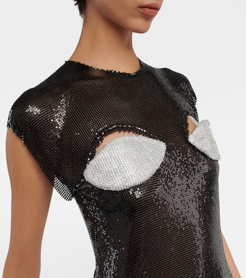 Crystal-embellished cutout midi dress | Christopher Kane