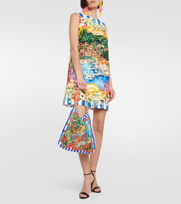 Portofino printed shoulder bag | Dolce&Gabbana