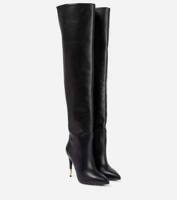 Botas mosqueteras de piel adornada | Tom Ford