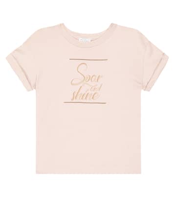 Bedrucktes T-Shirt aus Baumwolle | Brunello Cucinelli Kids