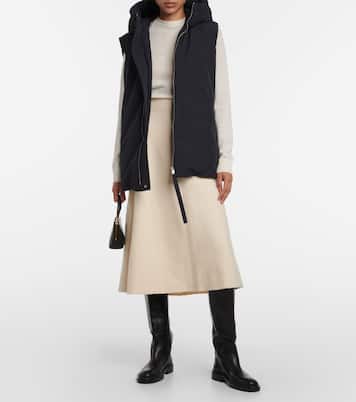 Oversize-Daunenweste | Jil Sander
