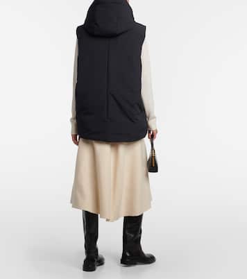 Oversize-Daunenweste | Jil Sander