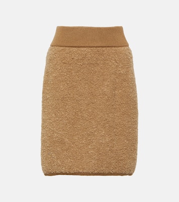 Minifalda de alpaca y cachemir | Dolce&Gabbana
