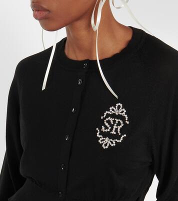 Embellished wool and silk cardigan | Simone Rocha