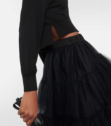 Embellished wool and silk cardigan | Simone Rocha
