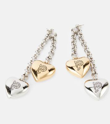 Heart drop earrings | Pucci