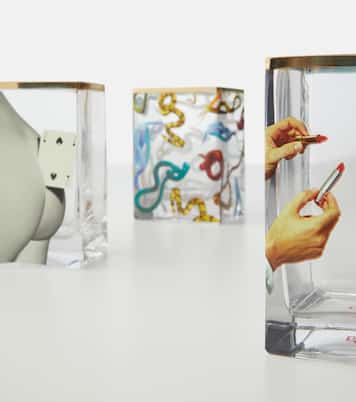 x Toiletpaper Lipsticks Small glass vase | Seletti
