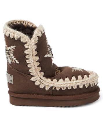 Stivali in suede con cristalli | Mou Kids