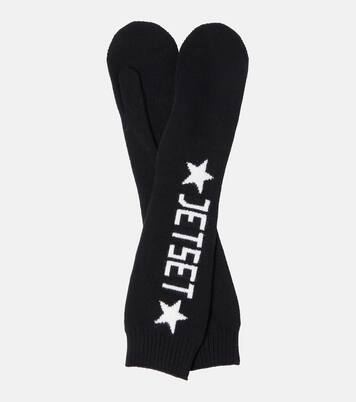 Manoplas de lana virgen con logo | Jet Set