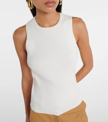 Ribbed-knit tank top | Vince