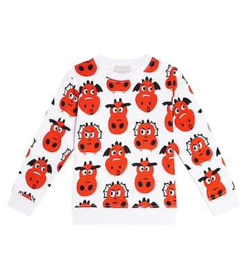 Sudadera de jersey de algodón estampada | Stella McCartney Kids