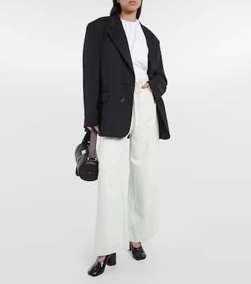 러플 코튼 저지 탑 | MM6 Maison Margiela