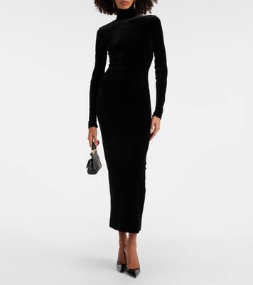Velvet midi dress | Dolce&Gabbana
