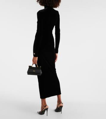 Velvet midi dress | Dolce&Gabbana