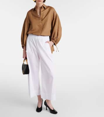 Oversize-Hemd Rodeo aus Leinen und Seide | Max Mara
