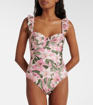 Ajonjoli floral swimsuit | Agua by Agua Bendita