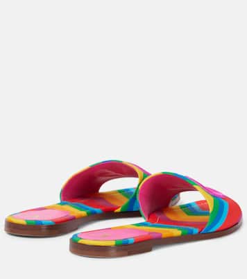VLogo Chevron 24 canvas slides | Valentino Garavani