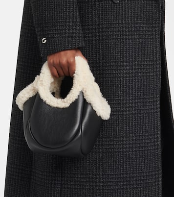 Secchiello Swipe Mini in pelle | Coperni
