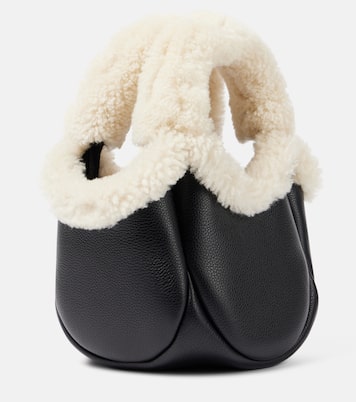 Secchiello Swipe Mini in pelle | Coperni