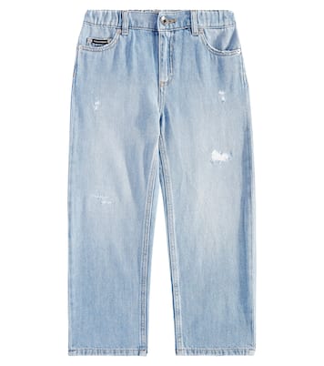 Jeans regular con logo | Dolce&Gabbana Kids