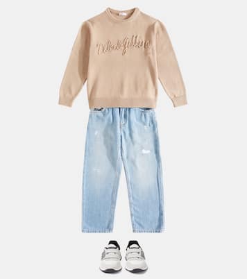 Jeans regular con logo | Dolce&Gabbana Kids