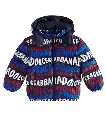 Giacca imbottita con logo | Dolce&Gabbana Kids
