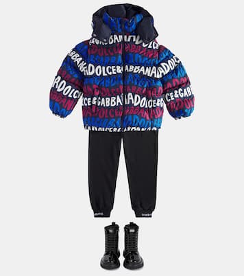 Giacca imbottita con logo | Dolce&Gabbana Kids