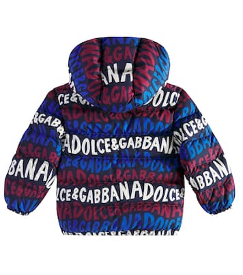 Giacca imbottita con logo | Dolce&Gabbana Kids