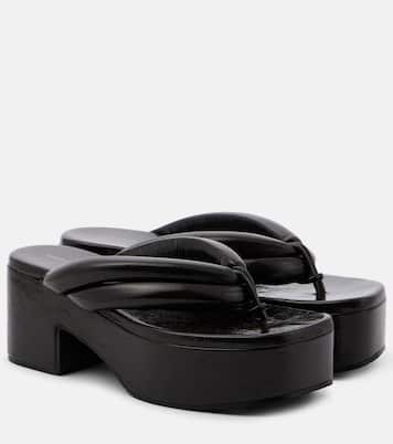 Sandales à plateforme en cuir | Dries Van Noten