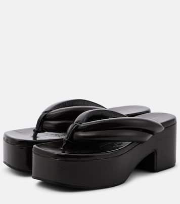 Sandales à plateforme en cuir | Dries Van Noten