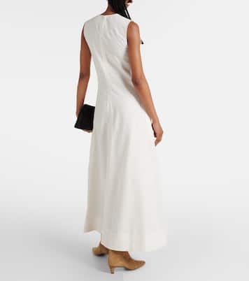 Abito lungo in misto cotone | Toteme