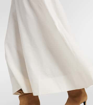 Abito lungo in misto cotone | Toteme