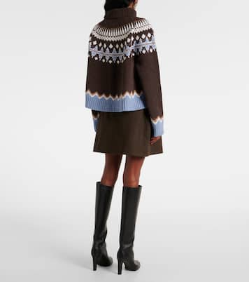 Bestickter Rollkragenpullover aus Wolle | Alanui