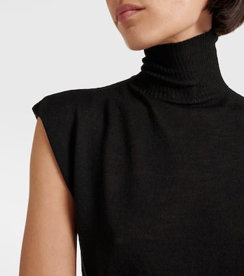 Virgin wool turtleneck sweater | Rick Owens
