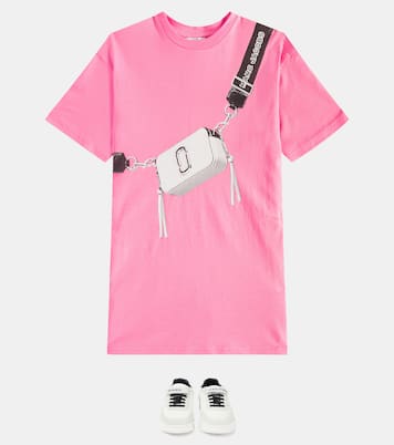 Sneakers in pelle con suede | Marc Jacobs Kids