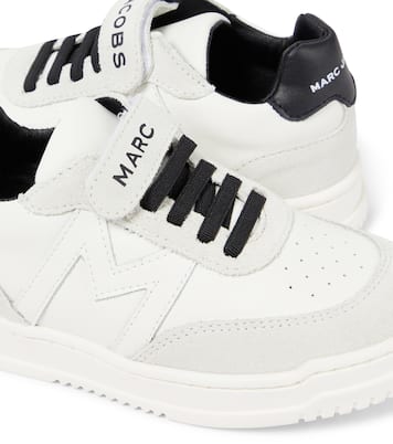 Sneakers in pelle con suede | Marc Jacobs Kids