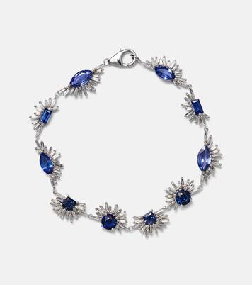 Bracelet en or blanc 18 ct, saphirs et diamants | Suzanne Kalan
