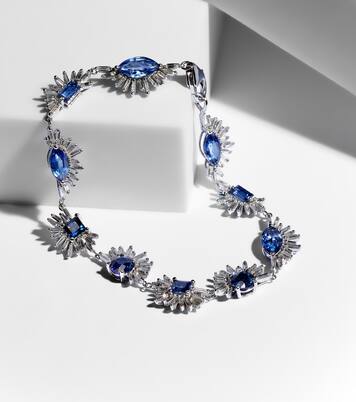Bracelet en or blanc 18 ct, saphirs et diamants | Suzanne Kalan