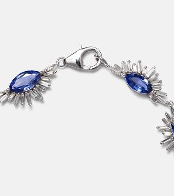 Bracelet en or blanc 18 ct, saphirs et diamants | Suzanne Kalan