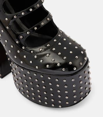 Escarpins Kiki à plateau en cuir à ornements | Marc Jacobs
