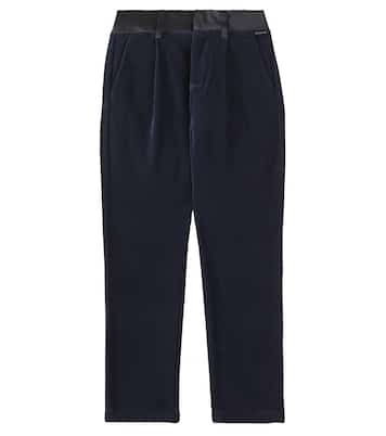 Cotton velvet slim pants | Scotch & Soda Kids