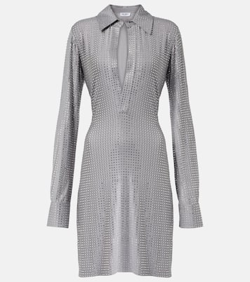 Robe chemise à cristaux | The Attico