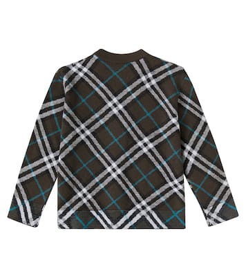 Checked wool cardigan | Burberry Kids