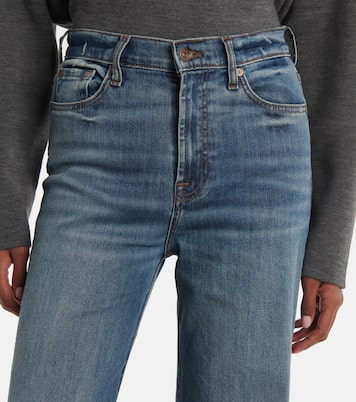 High-Rise Flared Jeans Modern Dojo Groovy | 7 For All Mankind