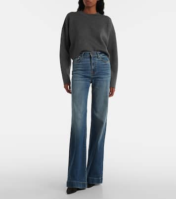 High-Rise Flared Jeans Modern Dojo Groovy | 7 For All Mankind