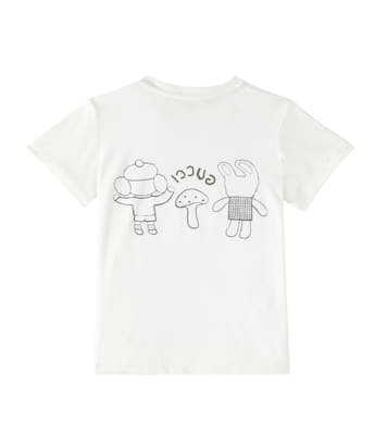 Baby Bedrucktes T-Shirt aus Baumwolle | Gucci Kids