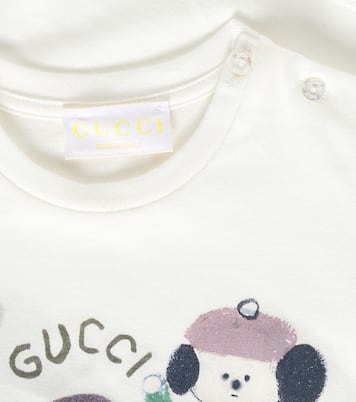Baby Bedrucktes T-Shirt aus Baumwolle | Gucci Kids