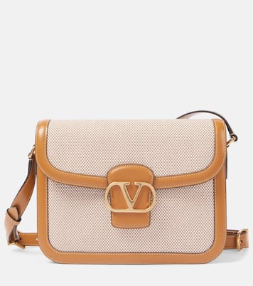 9TO5 VLogo canvas shoulder bag | Valentino Garavani